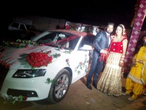 JUST MARRIED wedding car Punjab — Punjab Wedding Cars