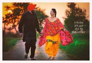 COUPLES — veh sohneya tenu kivein kahaan me tenu kinna pyar kra wedding car in Punjab