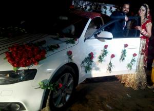 JUST MARRIED wedding car Punjab — Punjab Wedding Cars