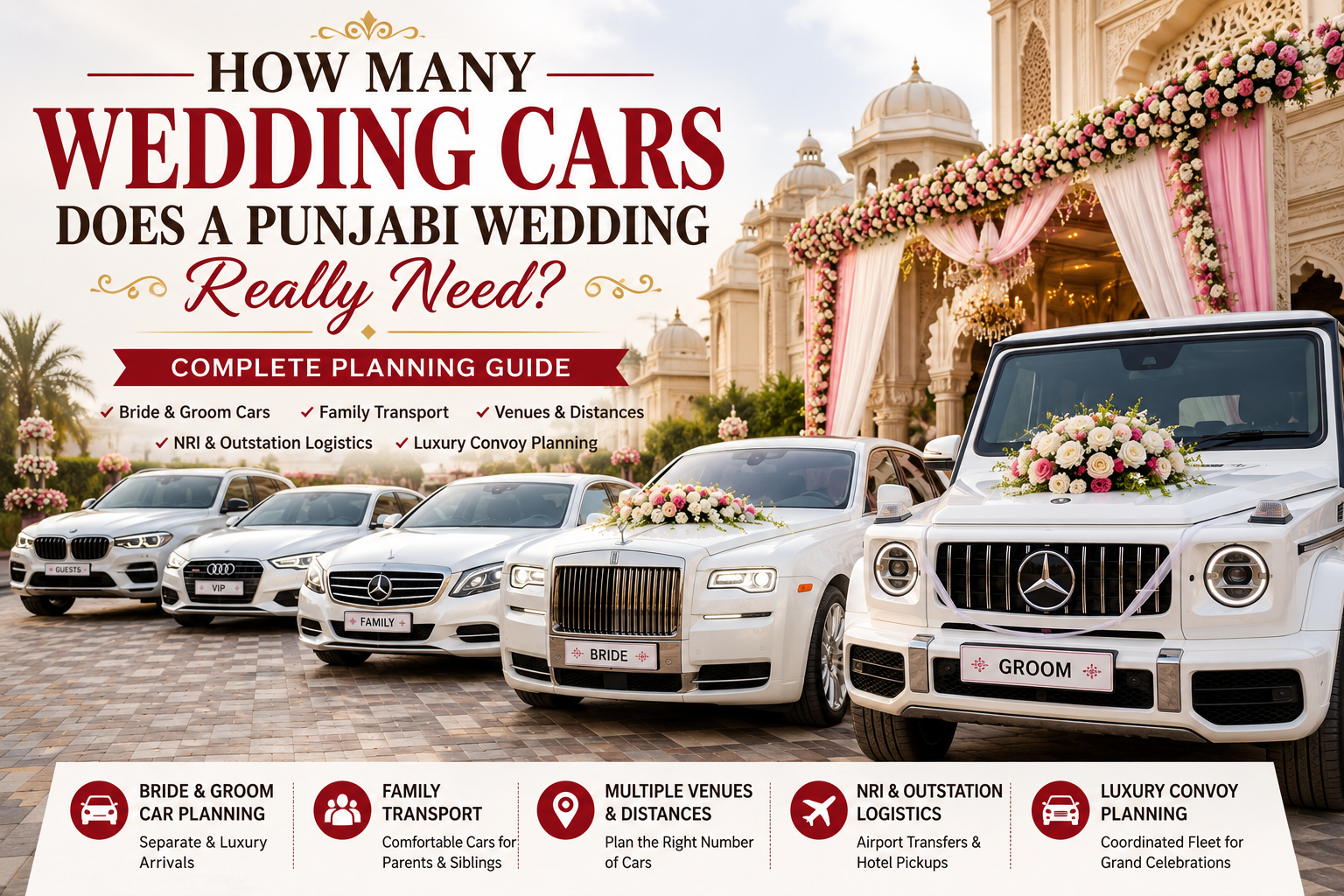 How Many Wedding Cars Does a Punjabi Wedding Really Need?