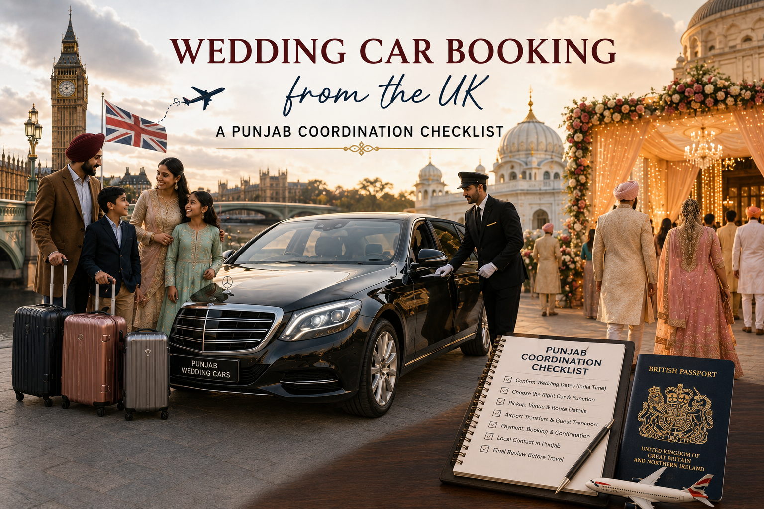 Wedding Car Booking from the UK: A Punjab Coordination Checklist