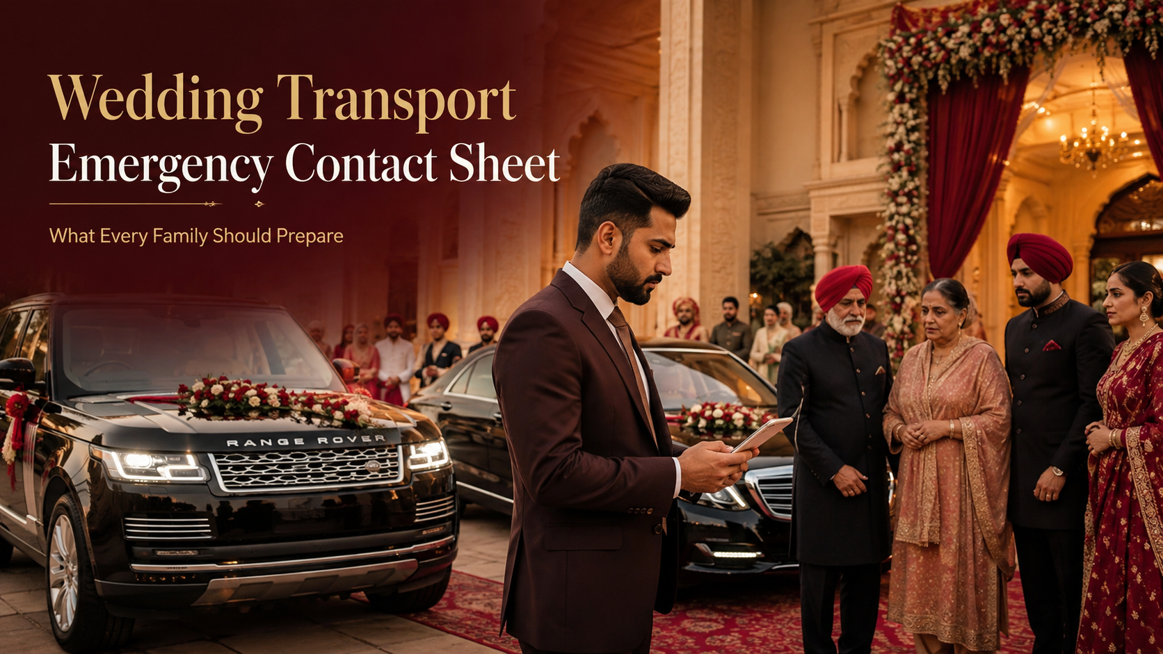 Wedding Transport Emergency Contact Sheet: What Every Family Should Prepare