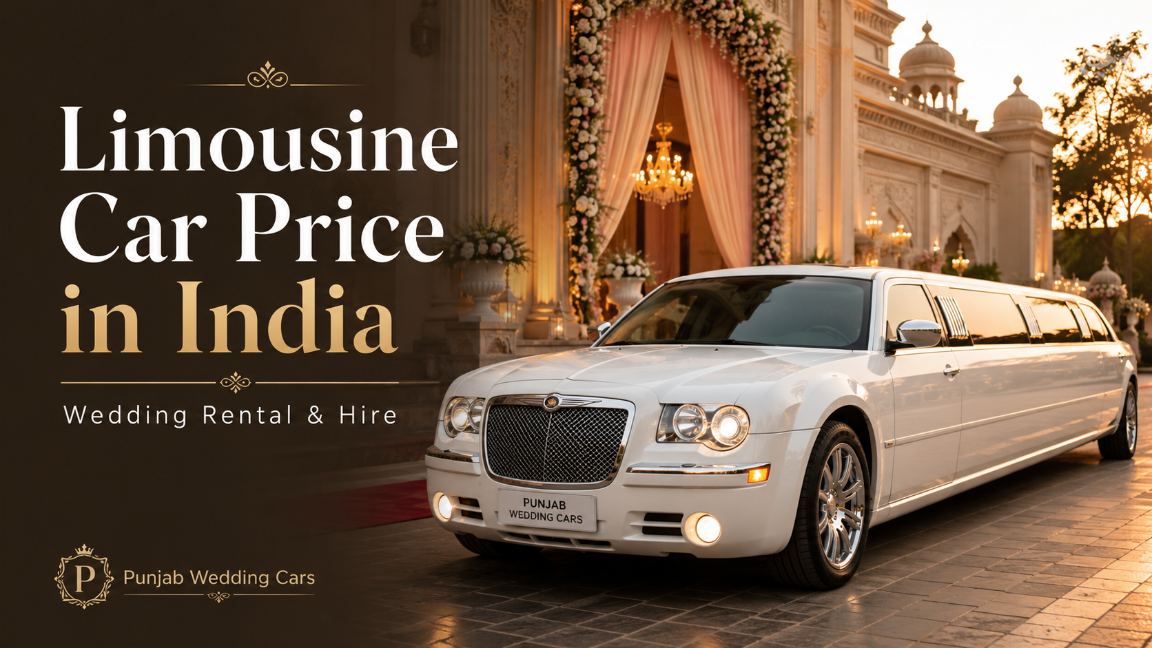 Limousine Car Price in India 2026 | Wedding Limo Rental from ₹39,000