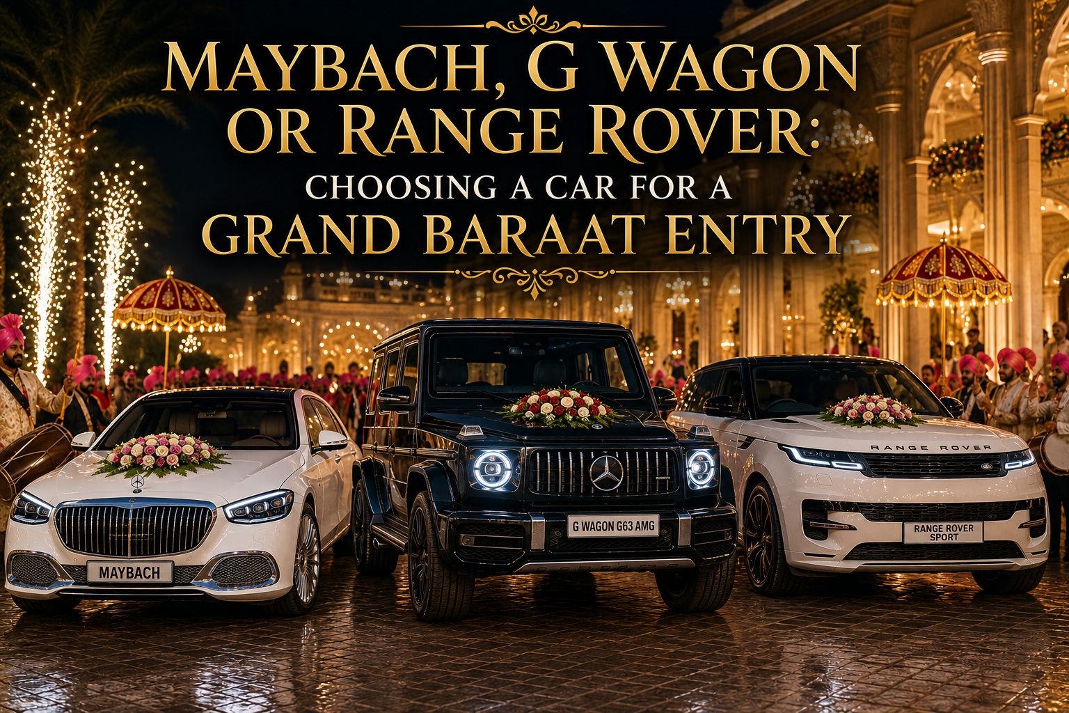 Maybach, G Wagon or Range Rover: Best Car for a Grand Baraat Entry in Punjab