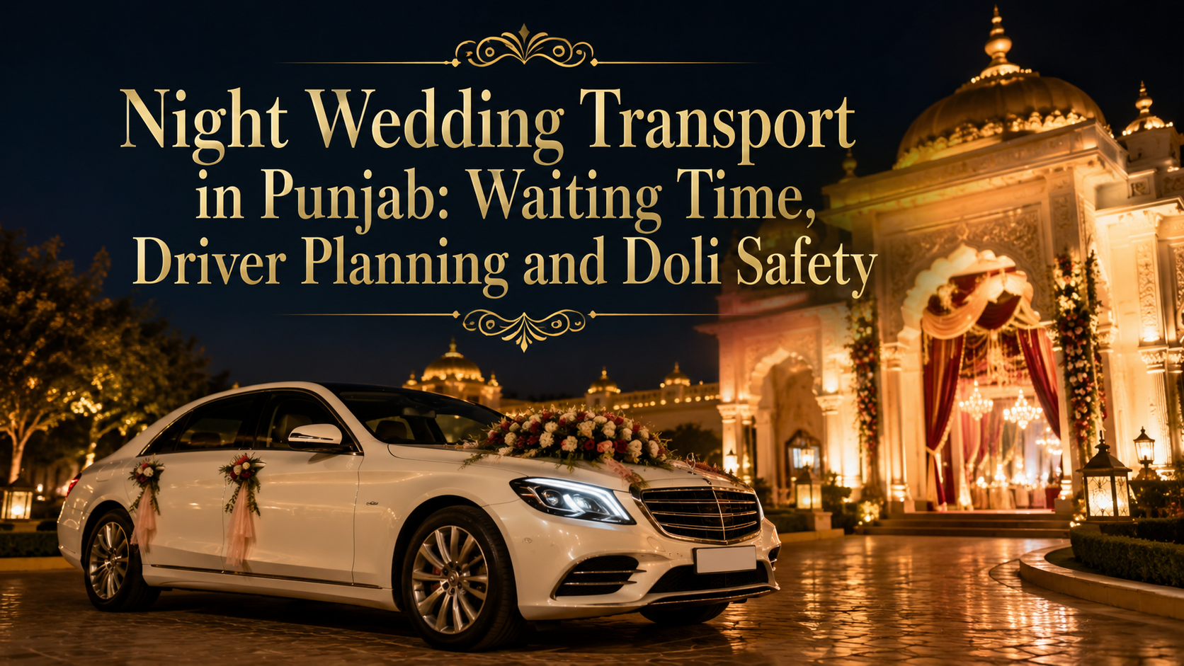 Night Wedding Transport in Punjab: Waiting Time, Driver Planning & Doli Safety