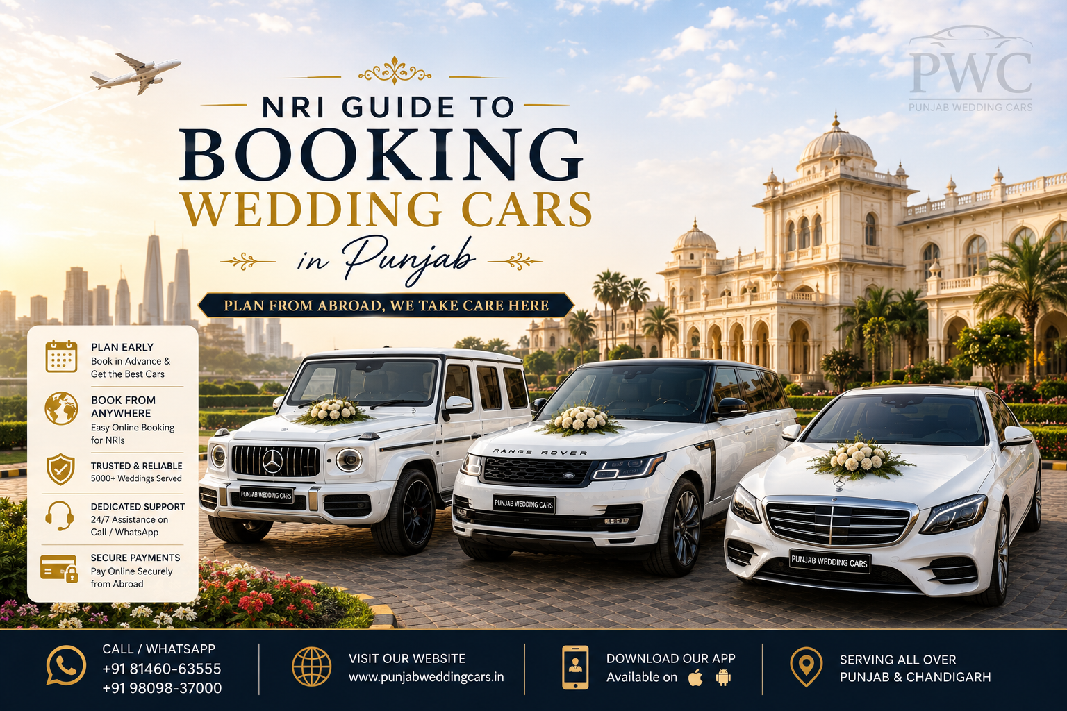 NRI Guide to Booking Wedding Cars in Punjab