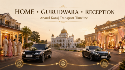 Home to Gurudwara to Reception: A Complete Anand Karaj Transport Timeline