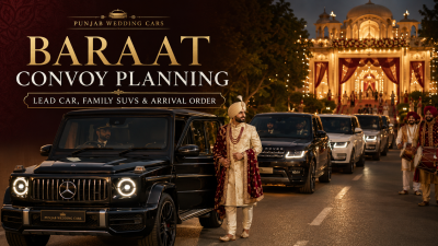 Baraat Convoy Planning: Lead Car, Family SUVs and Arrival Order
