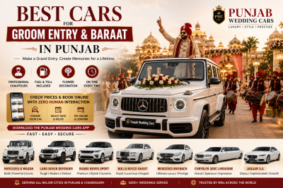 Best Cars for Groom Entry and Baraat in Punjab | Luxury Wedding Cars