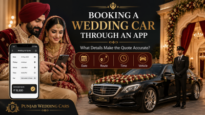 Booking a Wedding Car Through an App: What Details Make the Quote Accurate?