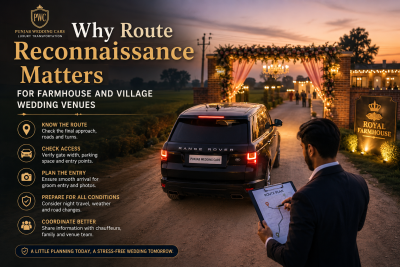 Why Route Reconnaissance Matters for Farmhouse and Village Wedding Venues in Punjab