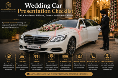 Wedding Car Presentation Checklist: Fuel, Cleanliness, Ribbons, Flowers and Number Plates