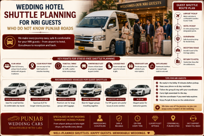 Wedding Hotel Shuttle Planning for NRI Guests Who Do Not Know Punjab Roads