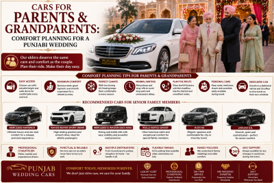 Cars for Parents and Grandparents: Comfort Planning for a Punjabi Wedding in Punjab