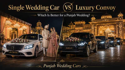 Single Wedding Car vs Luxury Car Convoy: Which Is Better for a Punjab Wedding?