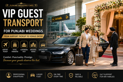 VIP Guest Transport for Punjabi Weddings: From Airport Pickup to Venue Entry