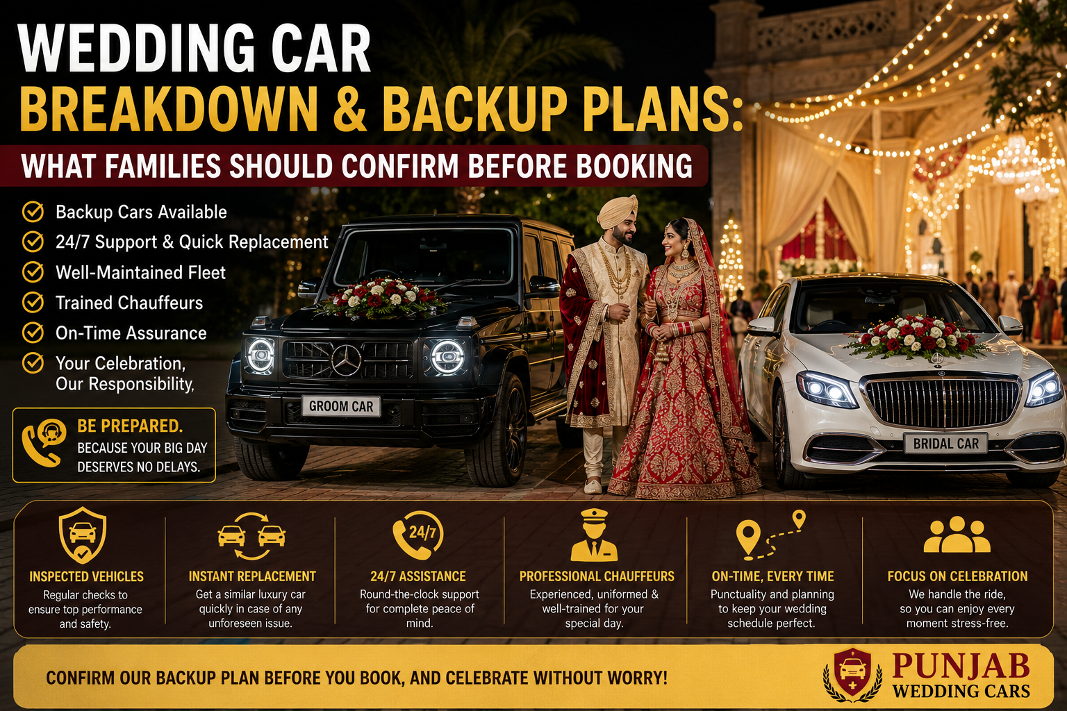 Same-Day Wedding Car Booking in Punjab: What Is Realistically Possible?