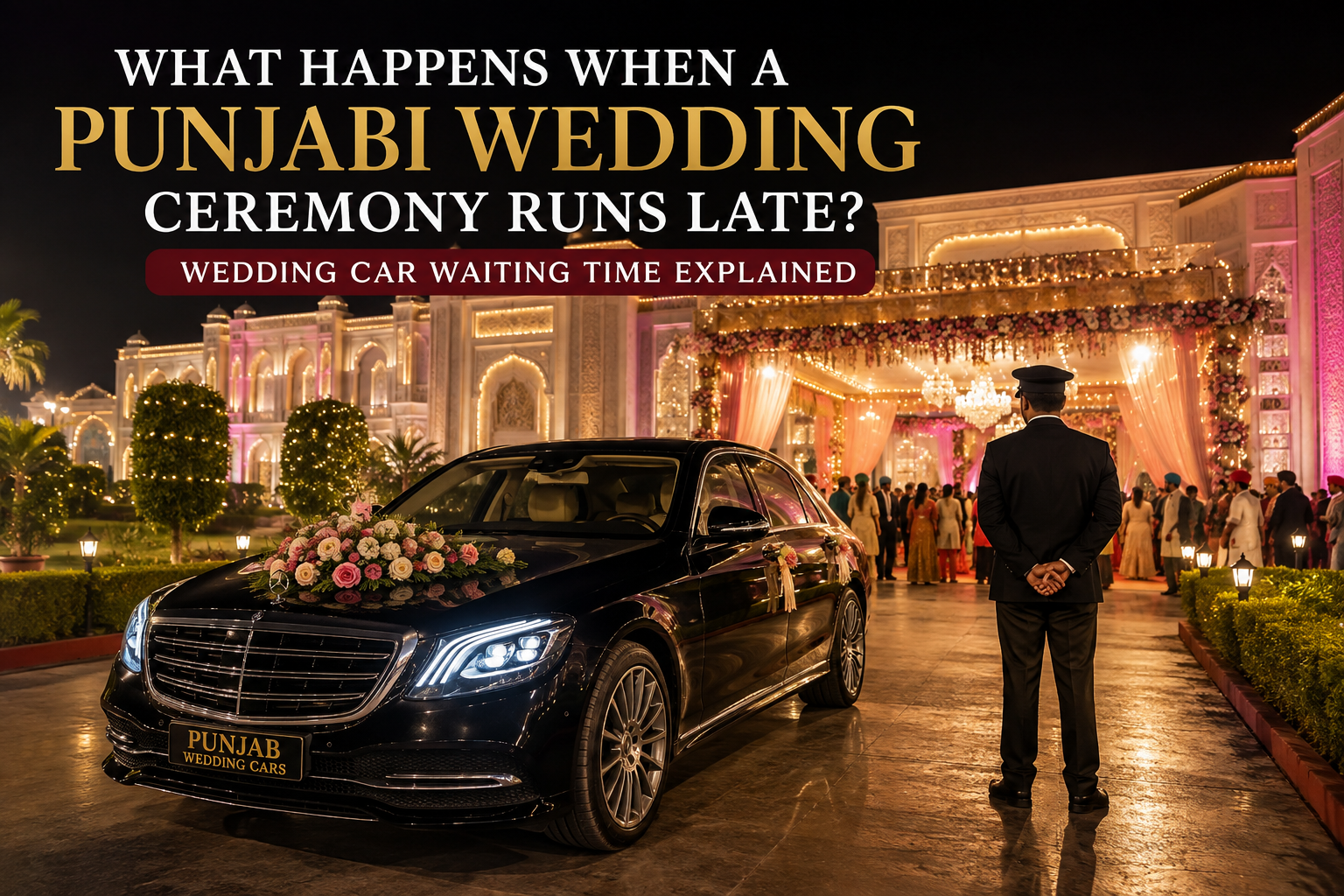 What Happens When a Punjabi Wedding Ceremony Runs Late? Wedding Car Waiting Time Explained
