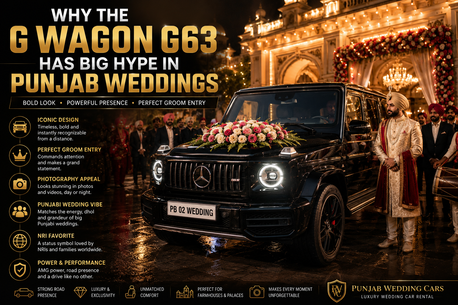 Why the G Wagon G63 Has Big Hype in Punjab Weddings