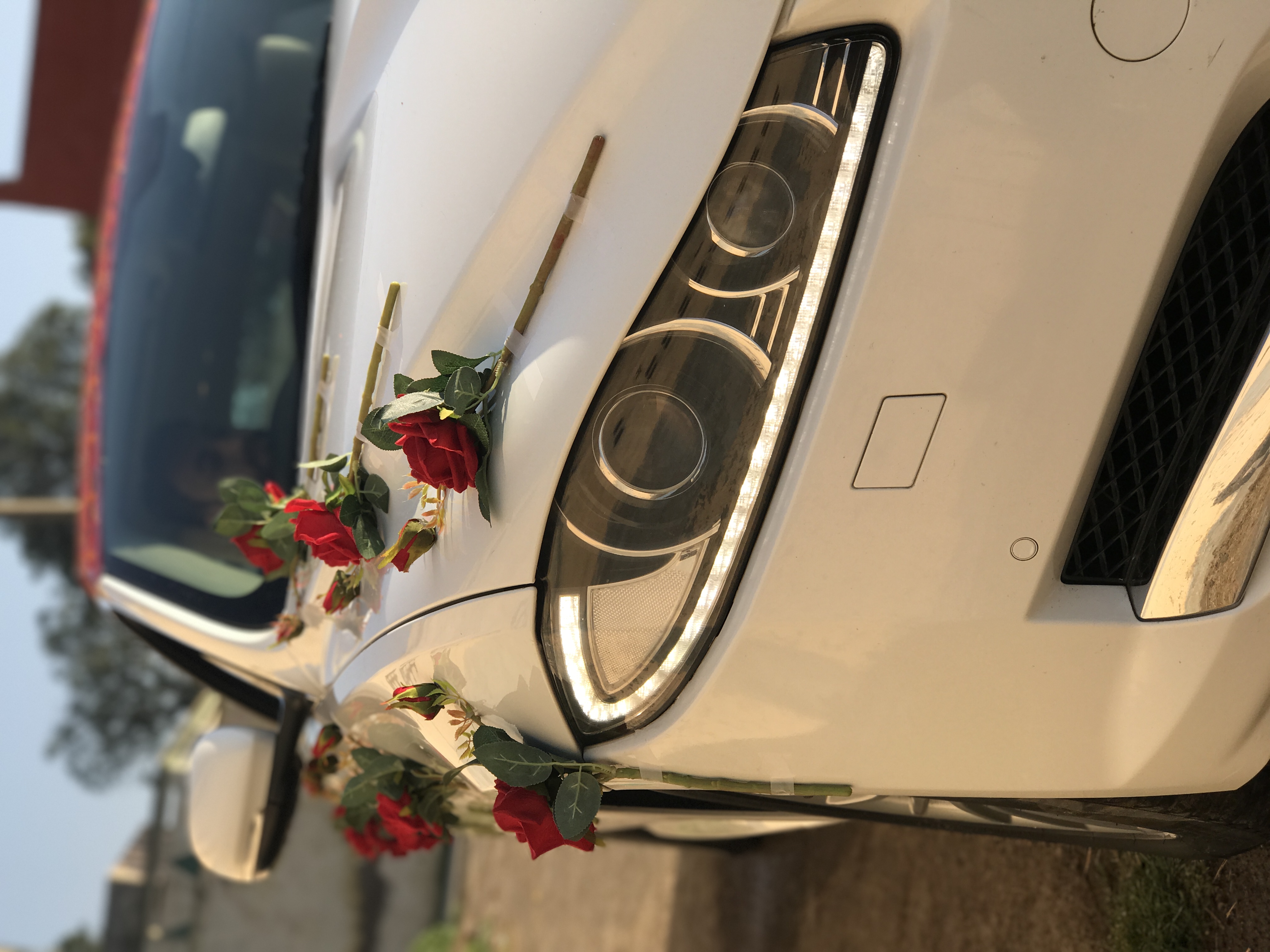 JAGUAR XF WHITE wedding car hire Punjab — Punjab Wedding Cars