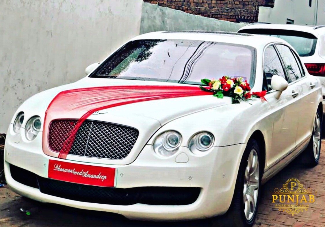 BMW 730 Ld White wedding car hire Punjab — Punjab Wedding Cars