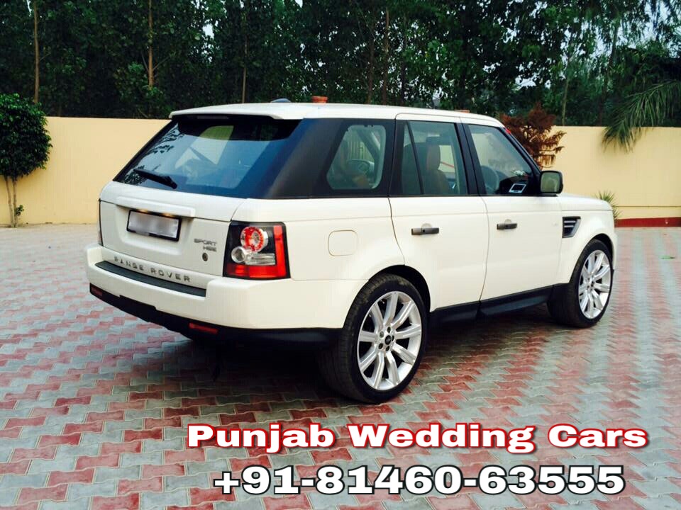 Land Rover RANGE ROVER - SPORT WHITE wedding car hire Punjab — Punjab Wedding Cars