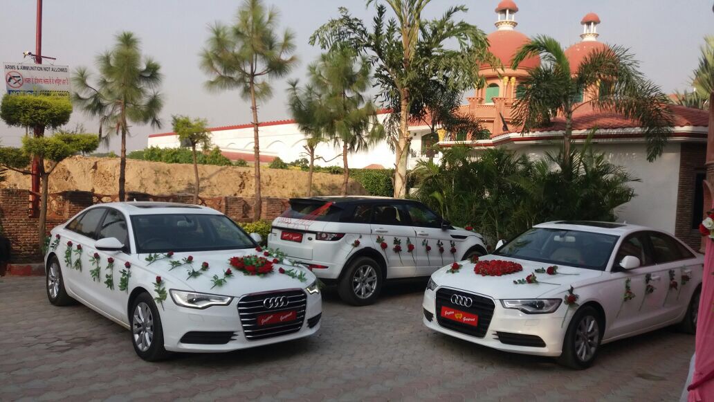 AUDI A6 White wedding car hire Punjab — Punjab Wedding Cars