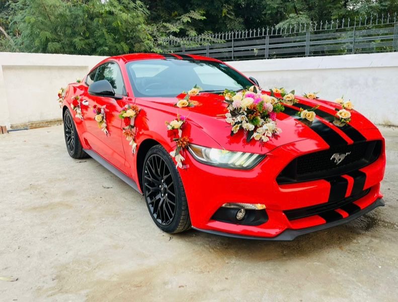 Ford Mustang — luxury wedding car Punjab