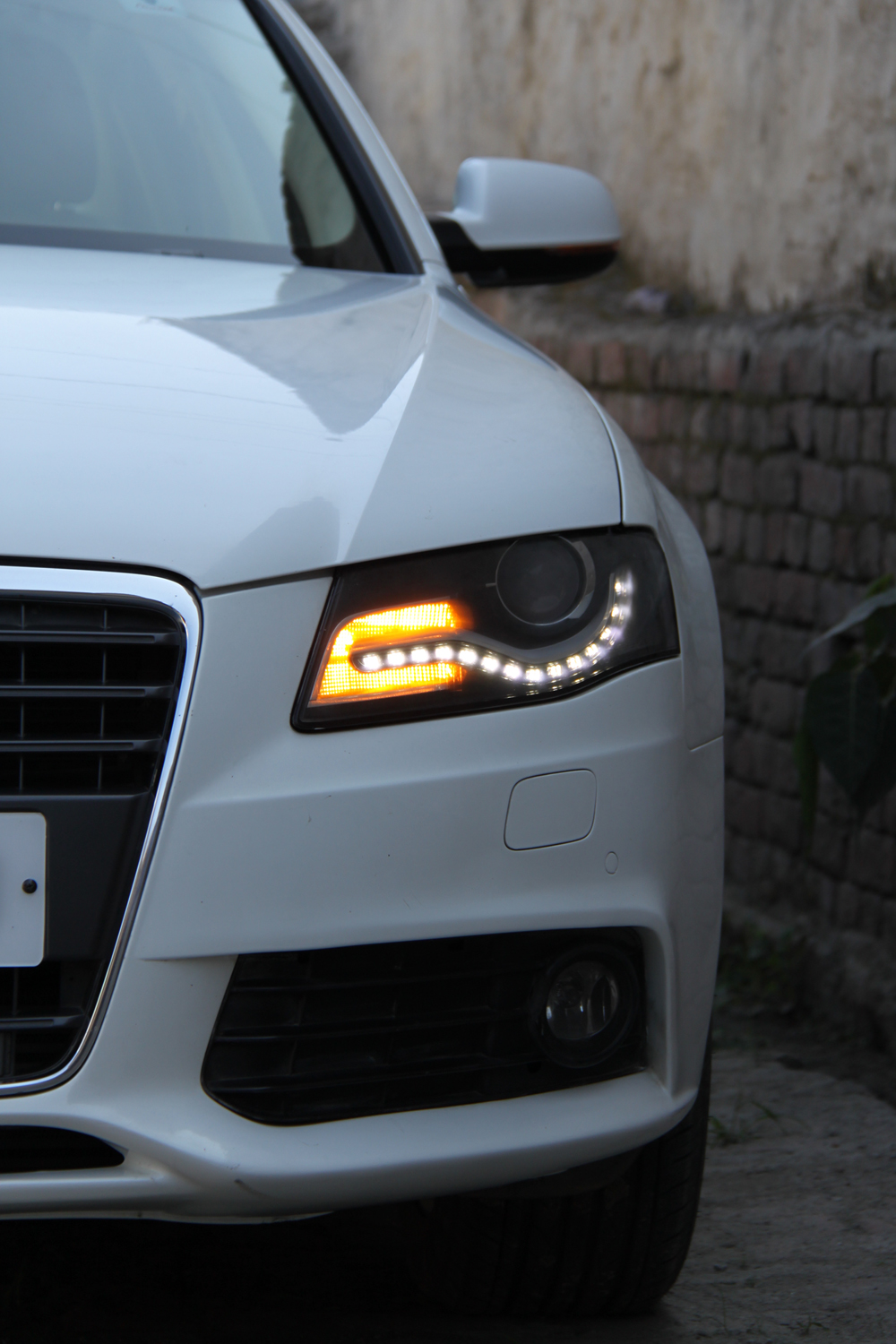 AUDI A4 White wedding car hire Punjab — Punjab Wedding Cars