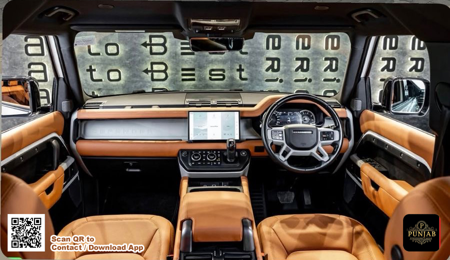 Land Rover Defender White wedding car hire Punjab — Punjab Wedding Cars
