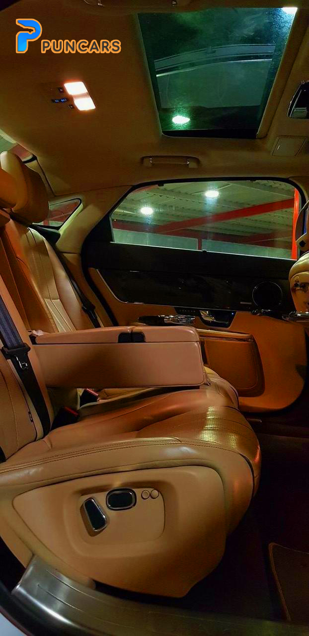 JAGUAR XJ L White wedding car hire Punjab — Punjab Wedding Cars